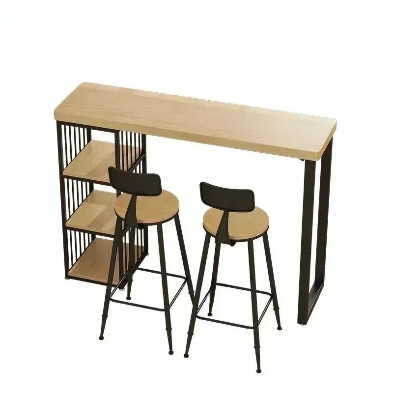 Modern Simple Bar Tables Living Room Wall Partition Kitchen Cafe High Bar Table Open Long Table De Mixage Home Furniture