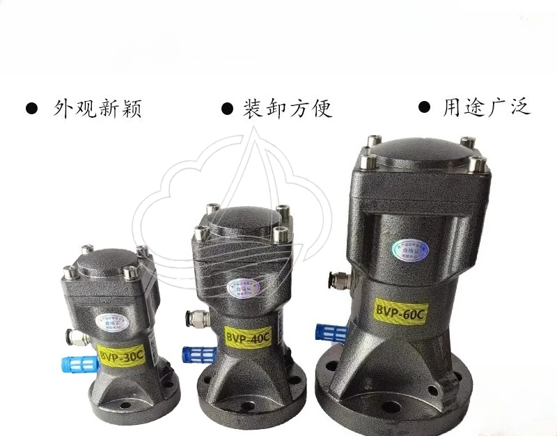 Aluminum Alloy Pneumatic Impact Hammer, BVP Series 30C/40C/60C Air Piston Percussion Vibrator for Industrial Use