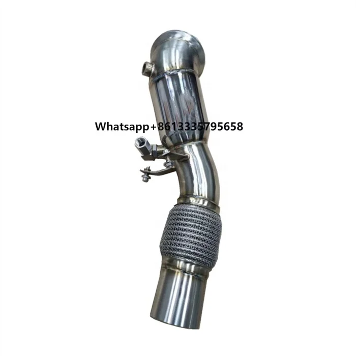 

Stainless Steel Down Pipe with 300 Molybdenum High Flow Catalytic Converter for F30