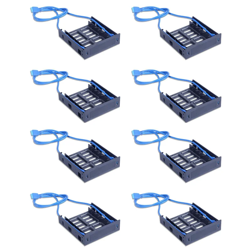 

L53A-8Pcs 2 передняя панель USB 3.0 с 3,5-дюймовым устройством/HDD или 2,5-дюймовым SSD/HDD на 5,25 гибких диске и кронштейном лотка для оптического привода