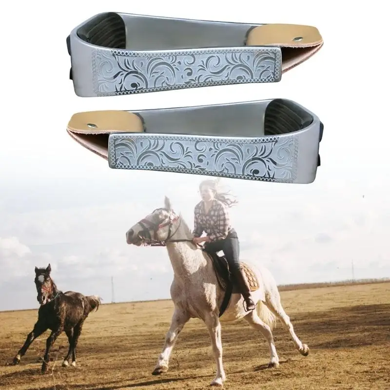 Etriers-occidentaux-rembourres-en-aluminium-etriers-legers-d'equitation