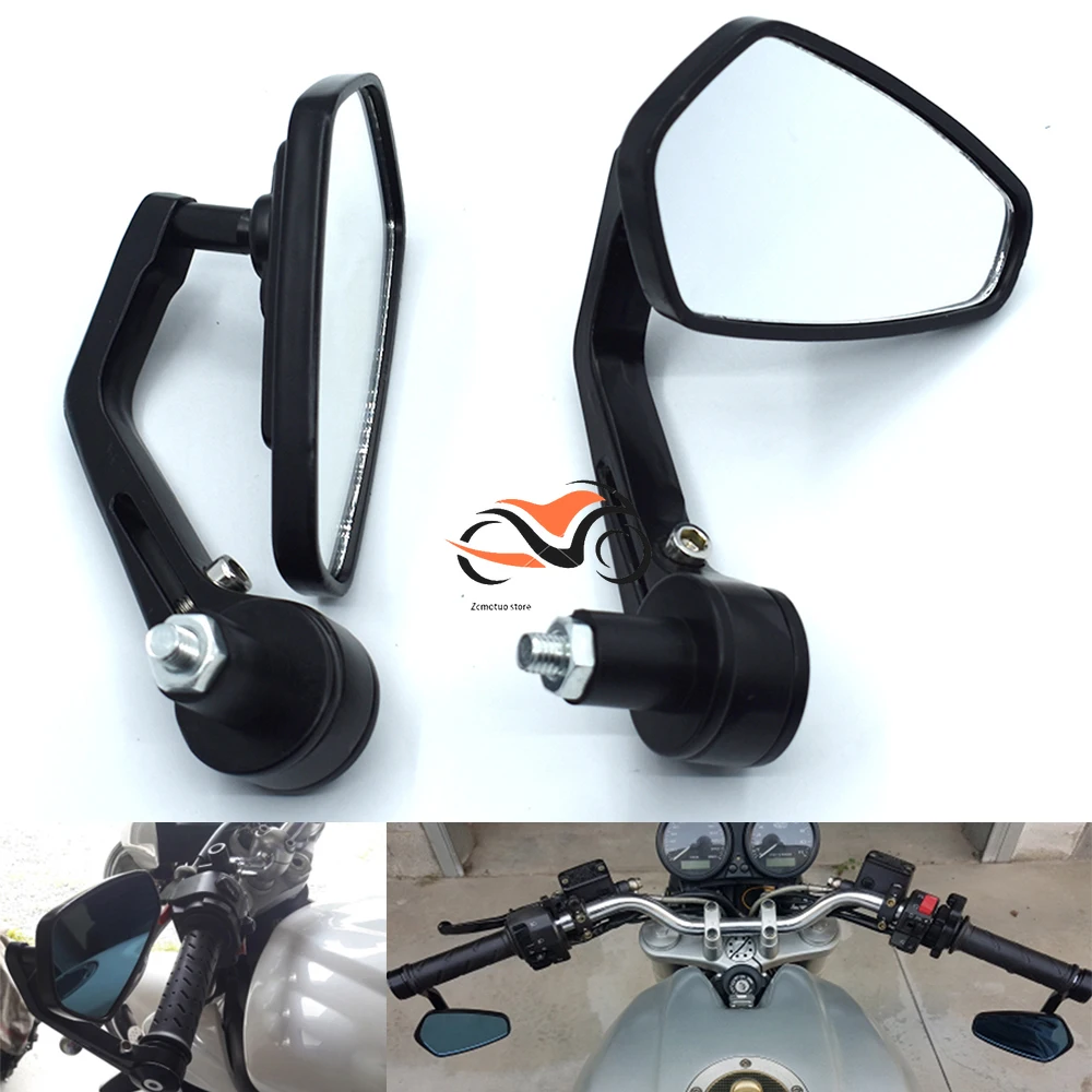 

Universal 7/8" 22mm Motorcycle Rearview Mirrors Handlebar End Mirrors For Suzuki GSX-S750 GSX-S1000F GSX-S1000 GSX1400 SV650/A