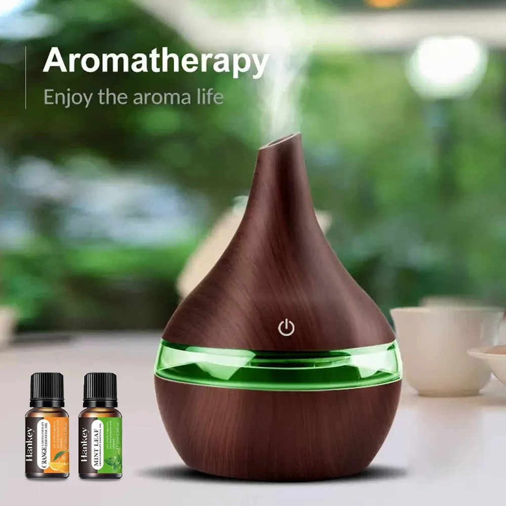 300ml 2-in-1 Portable USB Humidifier Aromatherapy Diffuser Ultra Quiet With Essential Oils For Home Office Travel