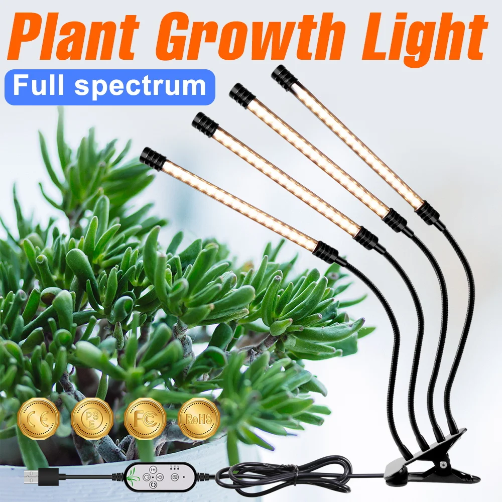 

DC 5V LED Phytolamp USB Indoor Grow Lights With Control Hydroponics Phyto Lamp For Flower Seeds Cultivation Growbox LED Light