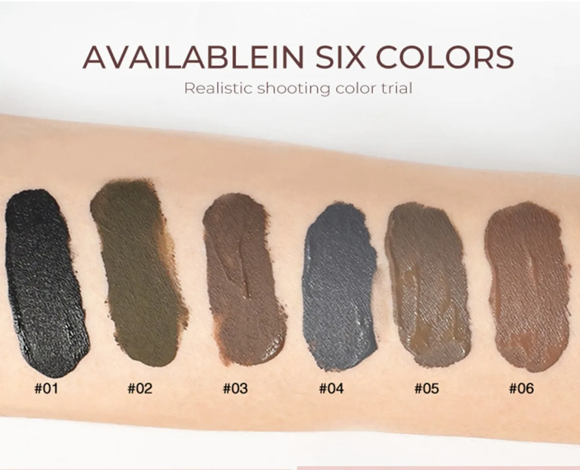 Wegańska Miękka Kremowa Kredka do Brwi Naturalna Private Label Długotrwała Odporna na Rozmazywanie Tint do Brwi Makijaż Własne Logo Hurt