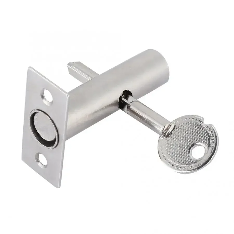 

Iron Pipe Well Lock Hardware Pipe Tube Well Invisible Lock for Fireproof Door Escape Aisle Lock