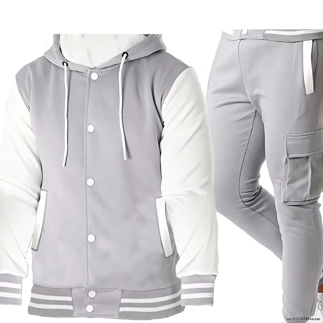 Autumn Hoodie Sets Men Tracksuit Casual Hoodies Sweatshirt+Sweatpants 2 Piece Set Male Pullover Hoody Fashion Streetwear Clothes