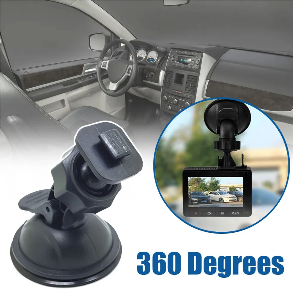 

1pc Auto Accessories 360 Degree Rotating Car Driving Recorder Bracket Sport DV Camera Mount For Xiaomi YI GoPro DVR Holder