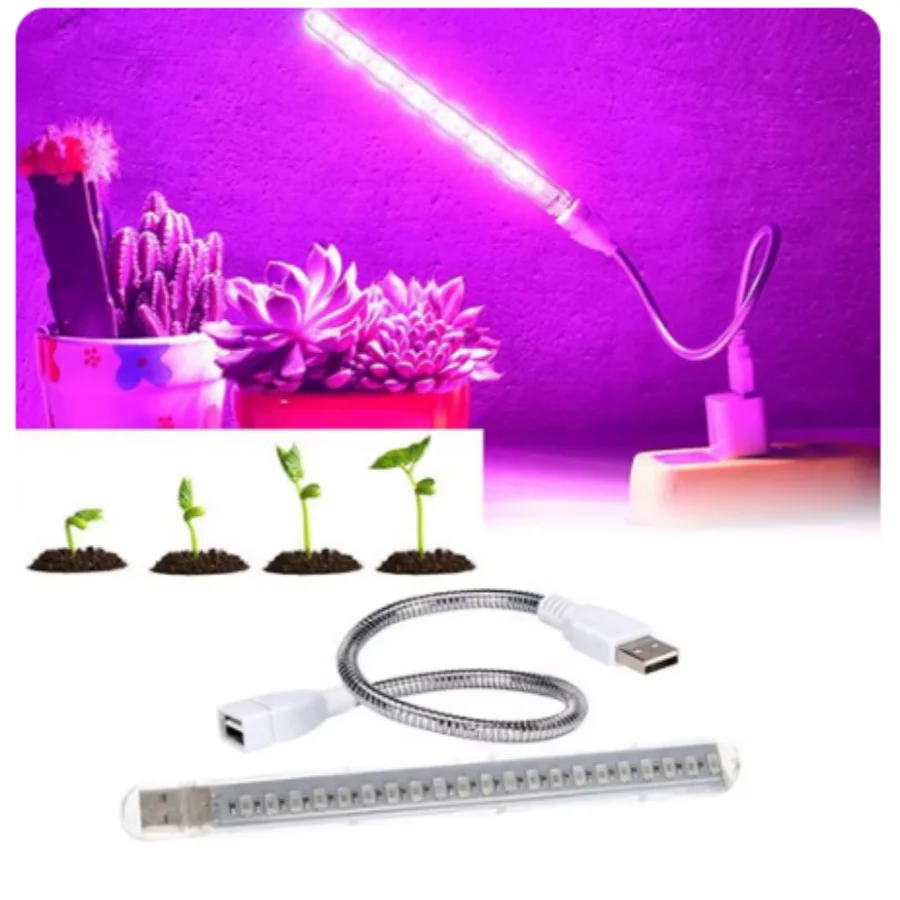 USB 5V LED Plant Grow Light Full Spectrum Lamp Blue Red Indoor Greenhouse for Plants Flowers Vegetable Hydroponic Bar Light