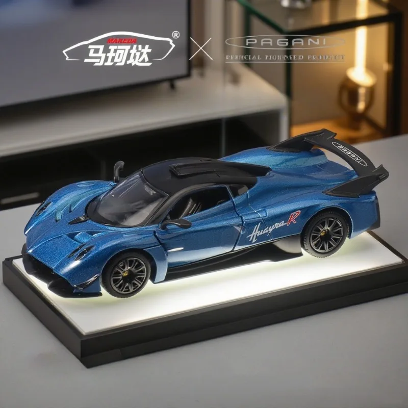 

Масштаб 1/36 Pagani Huayra, модель автомобиля из сплава, литой игрушечный автомобиль для детей, коллекция подарков на день рождения для мальчиков, миниатюрный Voiture