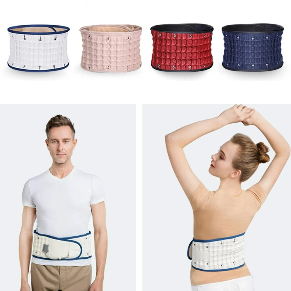 

Customizable Back Brace Physio Decompression Lower Pain Relief Support Belt Massage Inflatable Traction