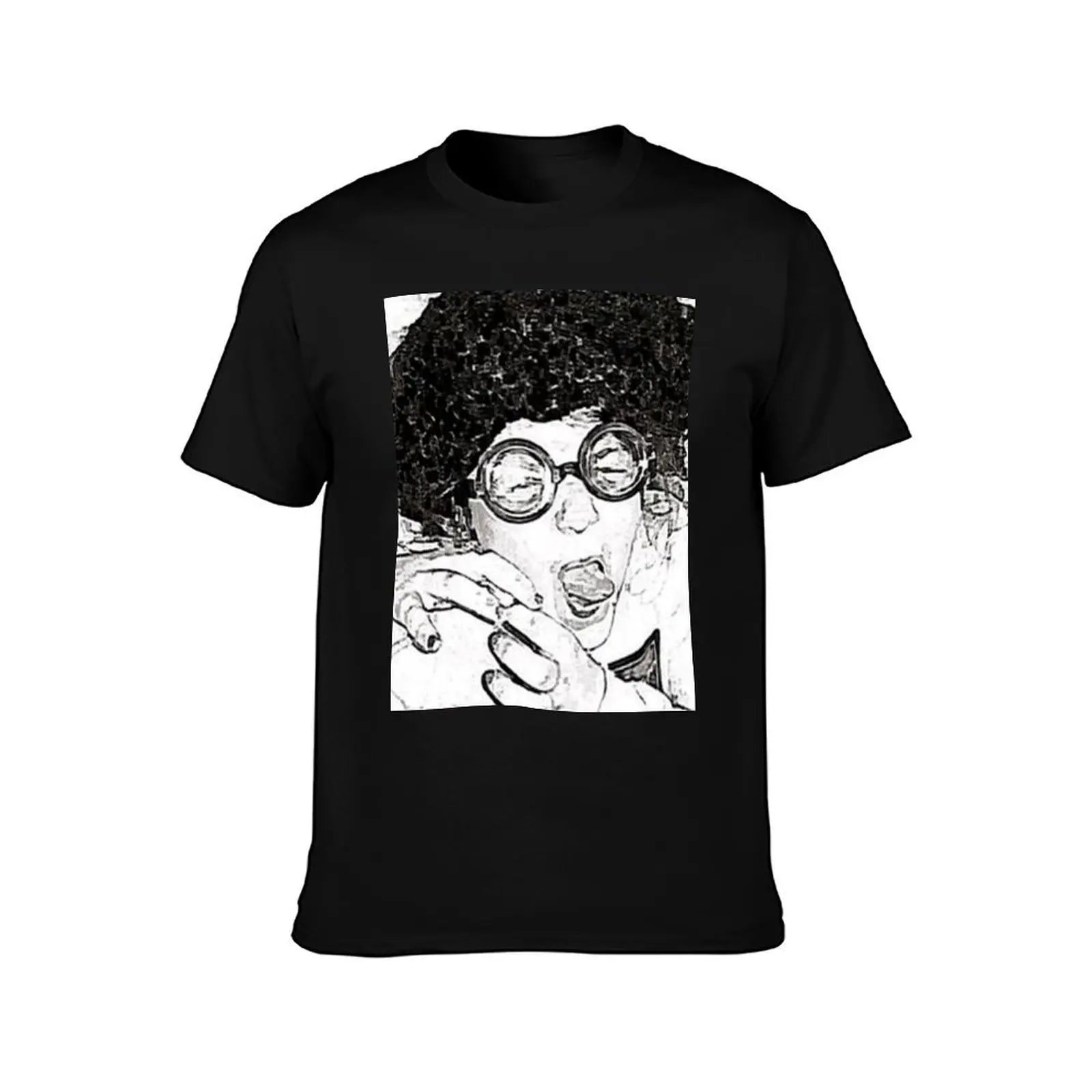 Crazy curly girl T-Shirt anime tshirt graphics cute clothes mens clothes