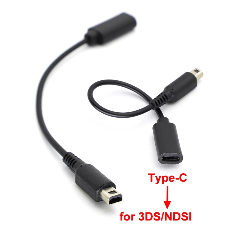 

1/5/10 шт. зарядный кабель Type-C к 3DS/NDSI для NDSI 3DS 2DS XL/LL, игровая консоль, линия зарядки, оптовая продажа
