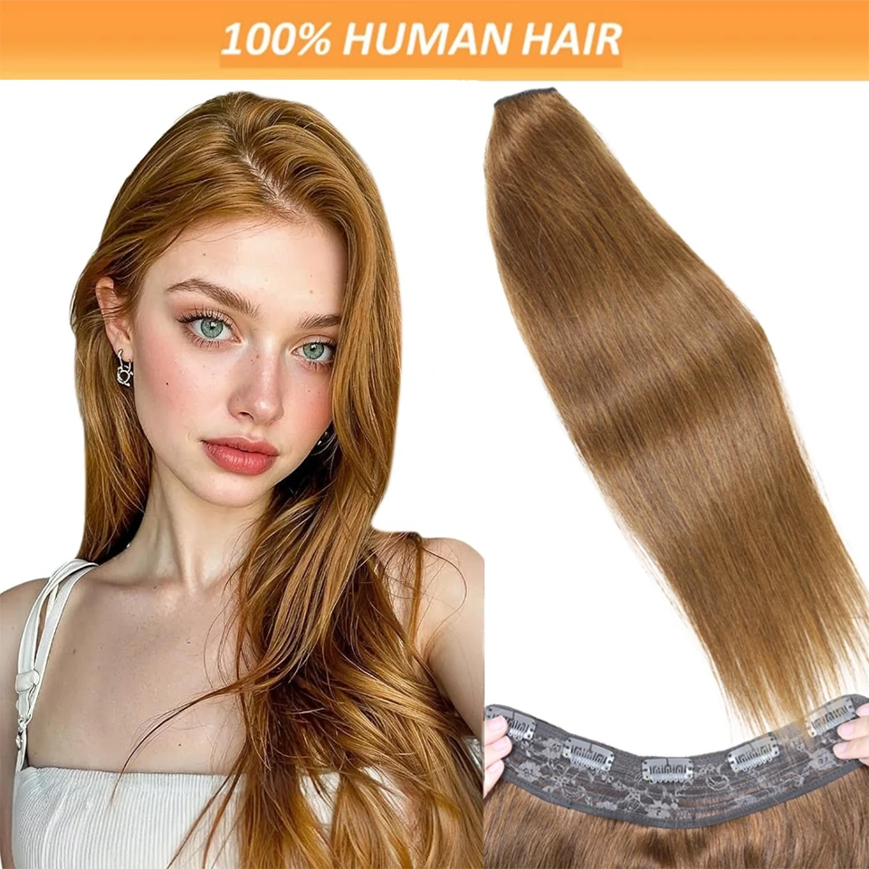 

# 30 прямых заколок для наращивания волос, человеческие волосы, бразильский зажим, 5 шт./компл., волосы Remy на всю голову, мягкие волосы на ощупь для женщин