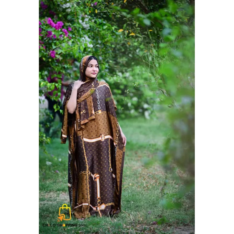 

Абая Мусульманское летнее длинное платье в африканском стиле, мусульманское весенне-летнее солнцезащитное платье, шаль больших размеров, костюм из двух предметов