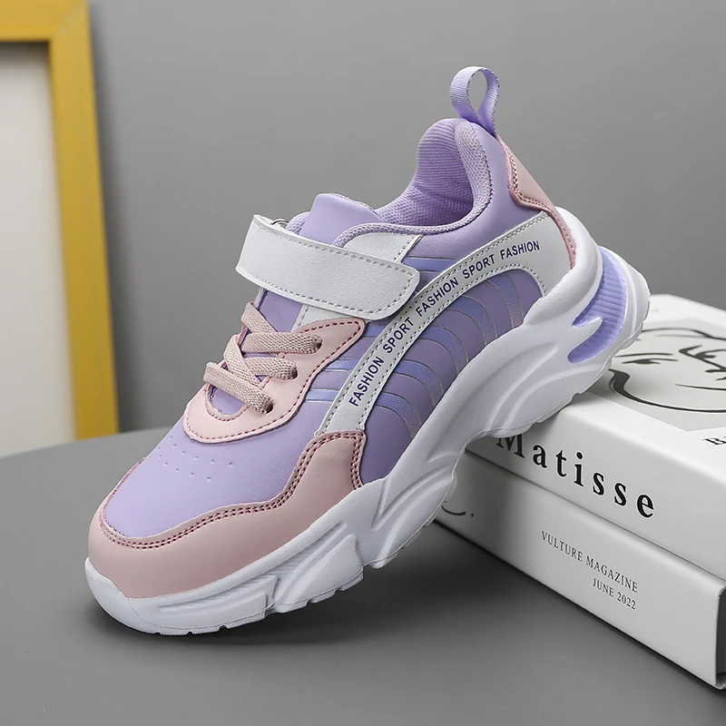 

Кроссовки для девочек: легкие, удобные, спортивные, с застежкой на липучке, нескользящие, для повседневной ходьбы и бега