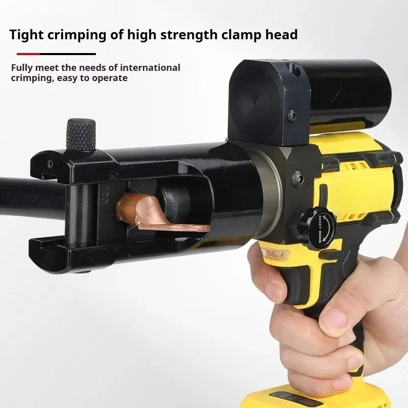 18V 3.0Ah Rechargeable Hydraulic Terminal Pressing Device Electric Copper Aluminum Wire Connector Processing Equipment