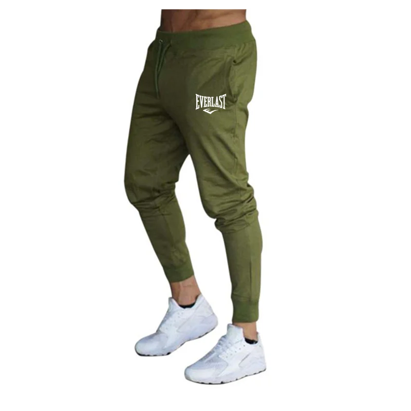 جديد السراويل المطبوعة الخريف EVERLAST الرجال/النساء تشغيل السراويل ركض Sweatpant الرياضة بناطيل كاجوال اللياقة البدنية الصالة الرياضية تنفس السراويل