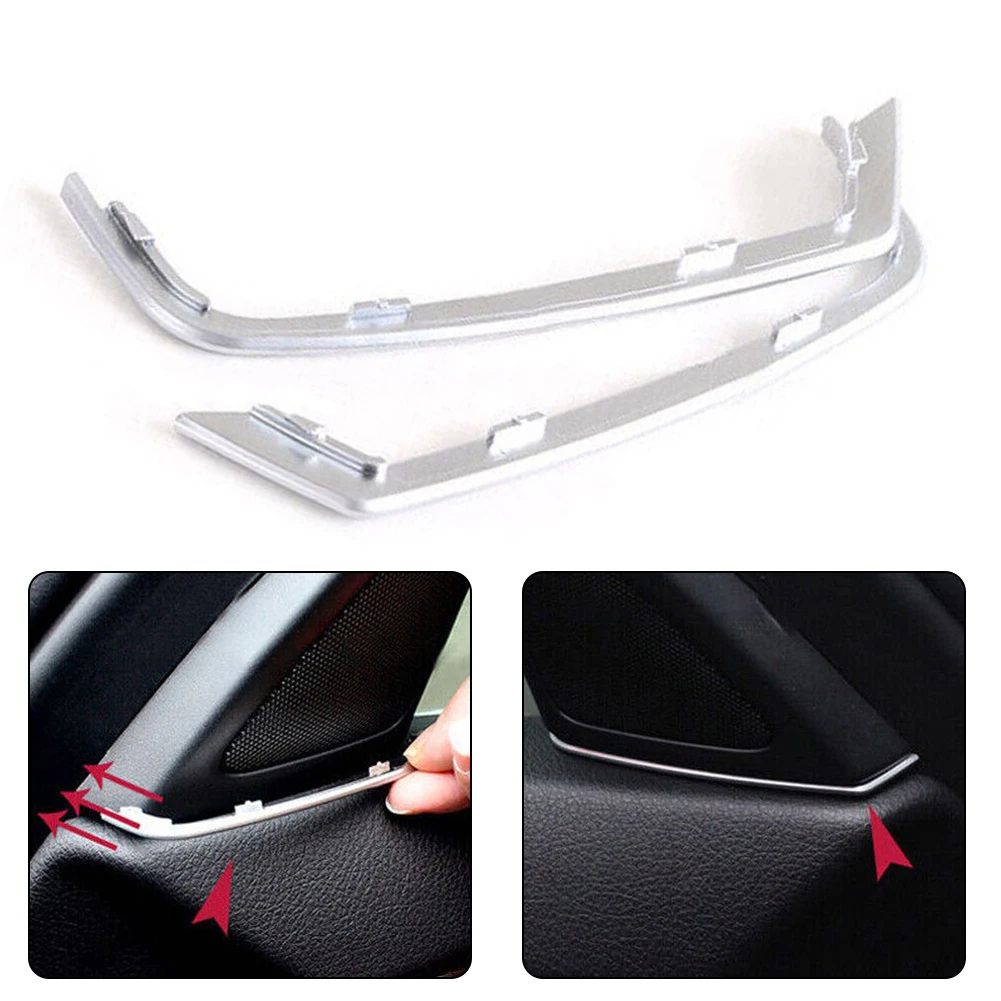 Practical and Useful Front Door Apillar Tweeter Speaker Gap Cover Trim For BMW 5Series F10 2011 2013 Luxury Vivid Design