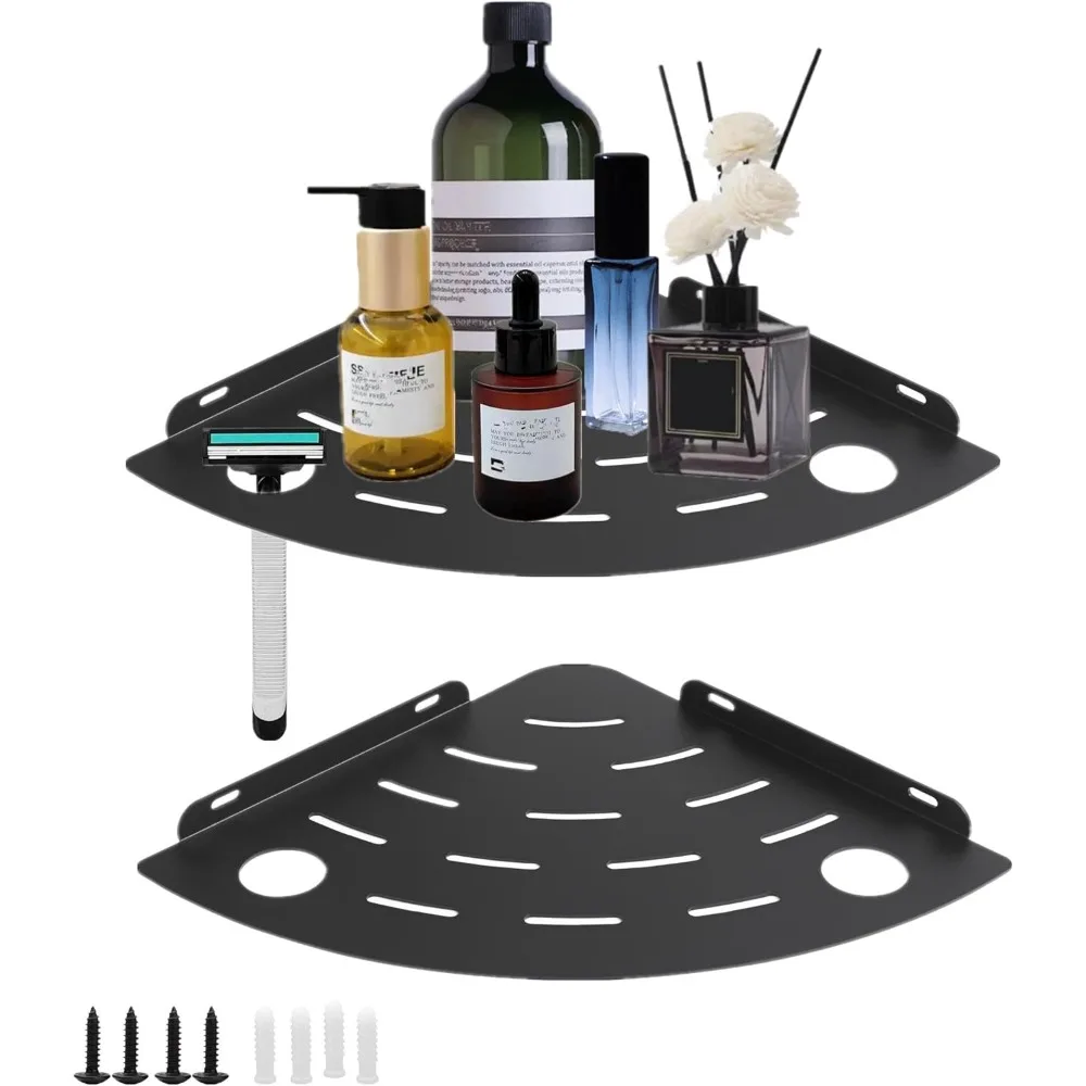 

угловая полка для душа, настенное крепление, деревянные плавающие угловые полки, угловая настенная полка для спальни, ванной комнаты, кухни, гостиной (bla