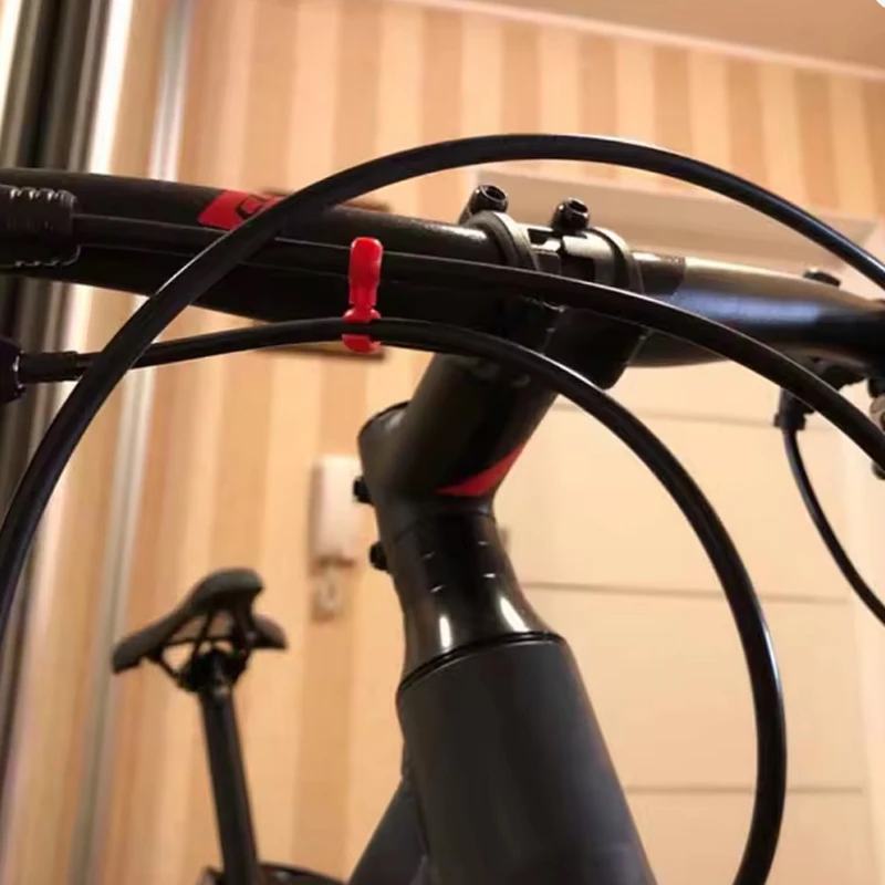 10 Stück drehbare S-Schnallen für Fahrradbremsen, Mountainbike- und Rennrad-Kreuzkabelclips, Ersatzteile für reibungsloses Radfahren – Detail 6