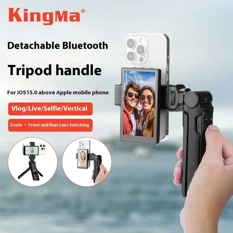 Kingma Vlog Photo Recording Display Smartphone Rear Camera Custom Selfie Magnetic Adjustable Holder Phone Holder For Iphone