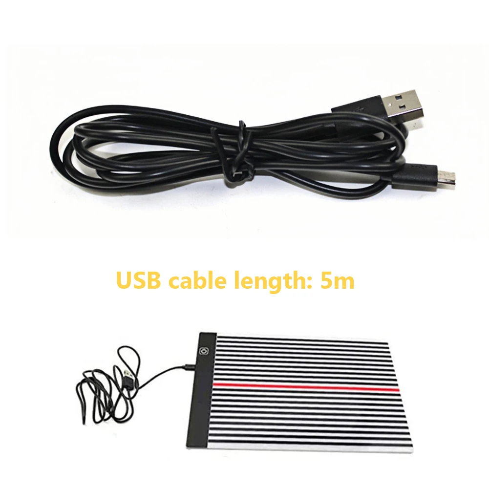 

LED Reflector Line Board Light with USB Line Car Body Dents Light Reflector Paintless Dent Removal Checking Line Board Light
