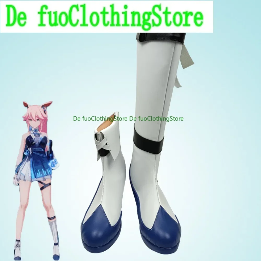 혼카이 임팩트 사쿠라 코스프레 신발 아이스 씨 하프 디자인 애니메이션 게임 할로윈 의상 파티 소품 디푸오클로딩