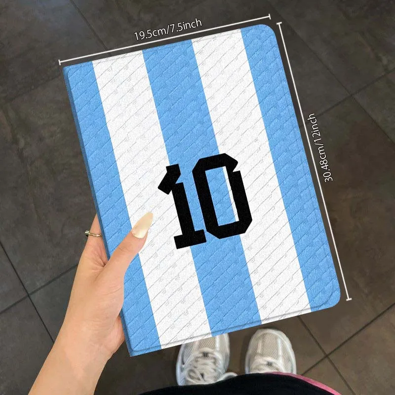 حافظة تابلت بأرقام جيرسي إبداعية لهاتف سامسونج جالاكسي تاب S7 S8 S9 S10 FE Plus Lite 11 12.4 13.1 بوصة #4