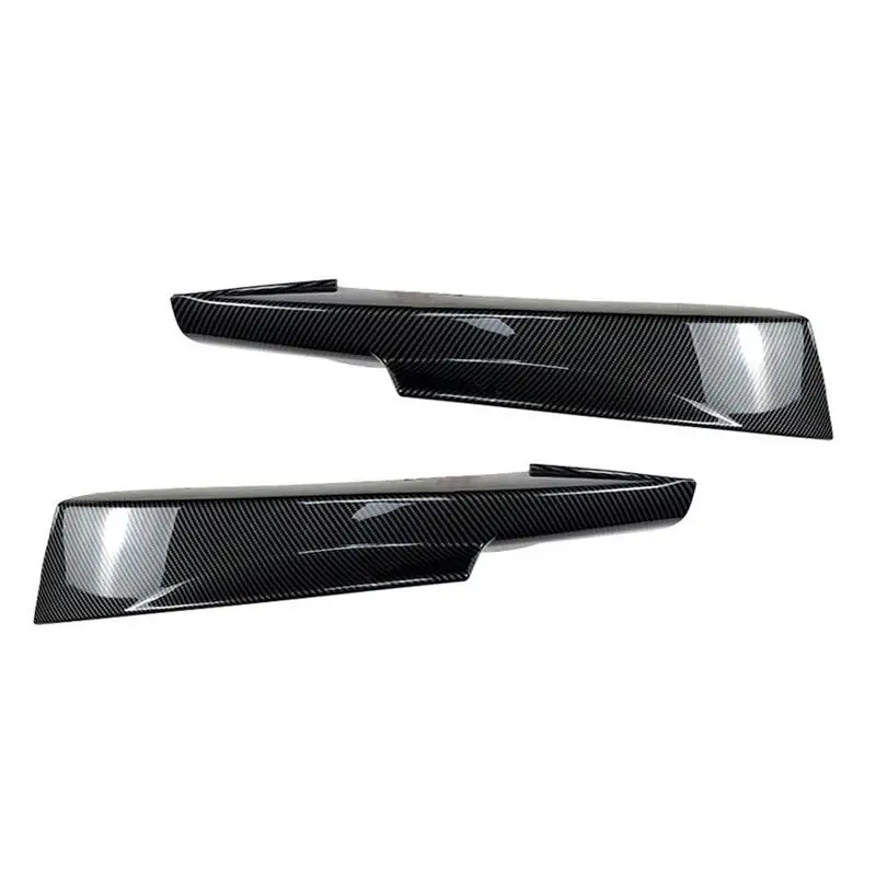 

2 Pieces Car Front Bumper Lip Body Kit Spoiler Splitter Bumper Canard Lip Splitter Universal Car Accessories ForBMW E90 3 Series