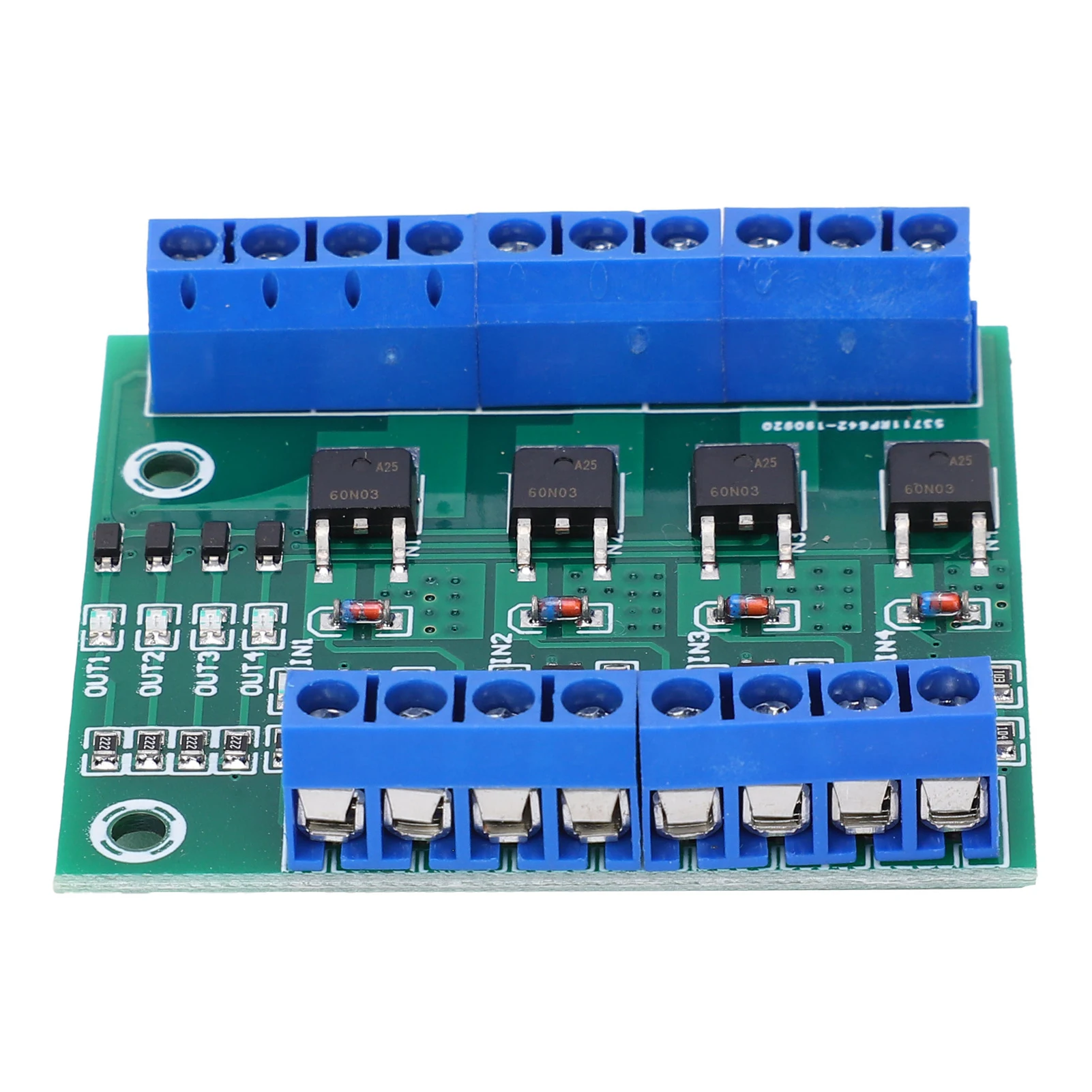4-weg MOS-buismodule, veld-effect-PLC-versterkerkaart met ingangs- en uitgangssignaalindicator