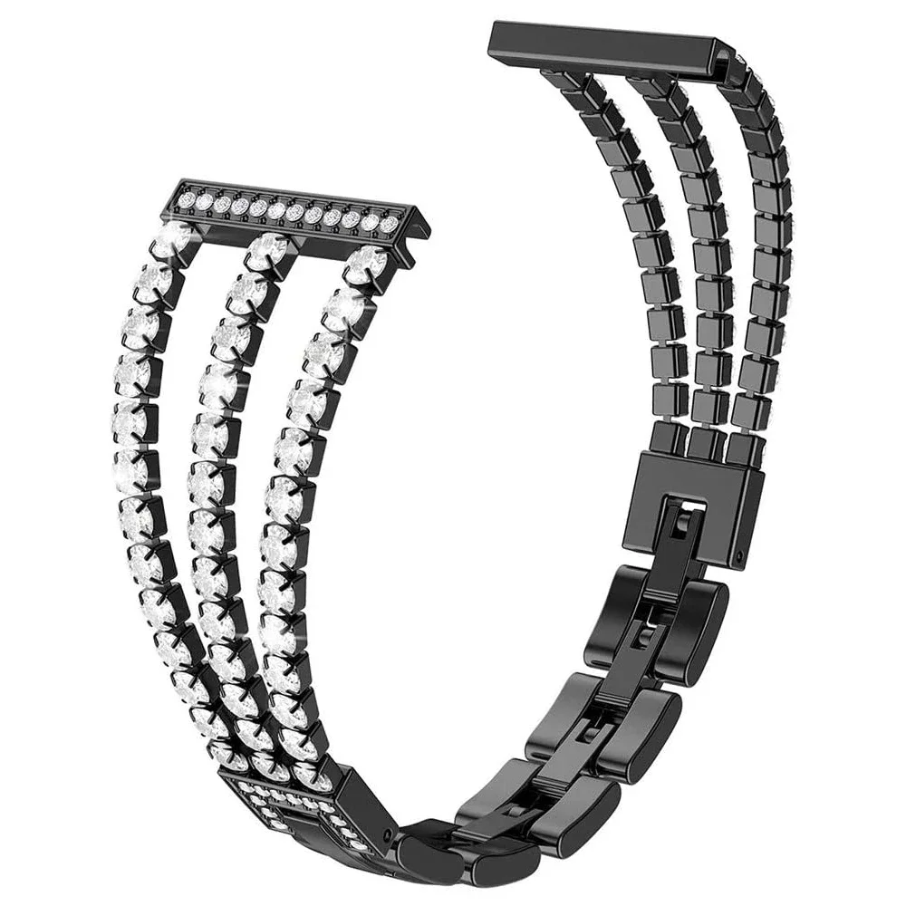 20mm 22mm Metal Diamond Strap for Samsung Galaxy Watch 7 6 5 4 40/44mm Huawei Watch 4pro 5 GT5-4-3 46mm Women Bracelet Wristband