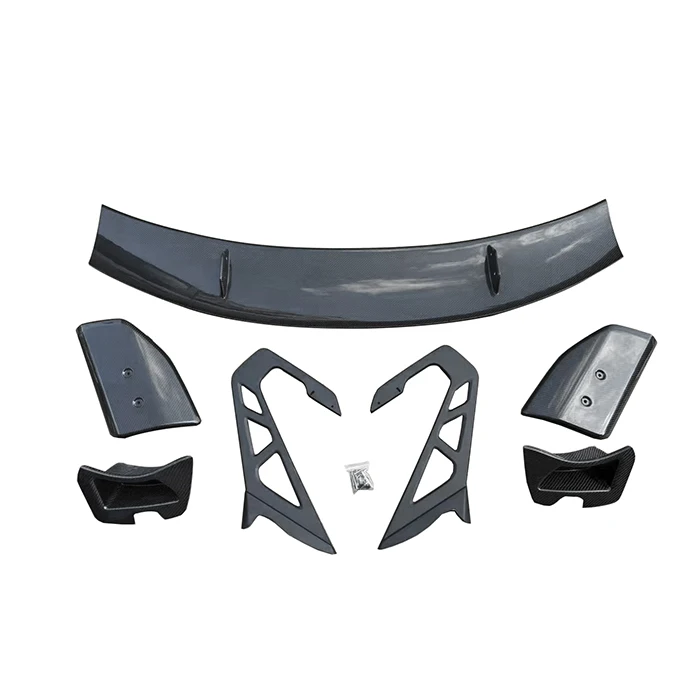 Carbon Fiber Aftermarket Rear Spoiler in 3rd-Generation Bracket Style for Toyota Supra A90, A91, and ADRO Models