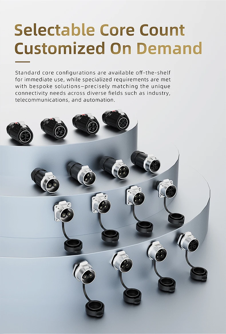 EW-LP32 IP68 Wasserdichter Crimp-Steckverbinder, Stecker und Buchse, Industrieller Hochstrom-Steckverbinder für Neue Energieanlagen – Detail 11