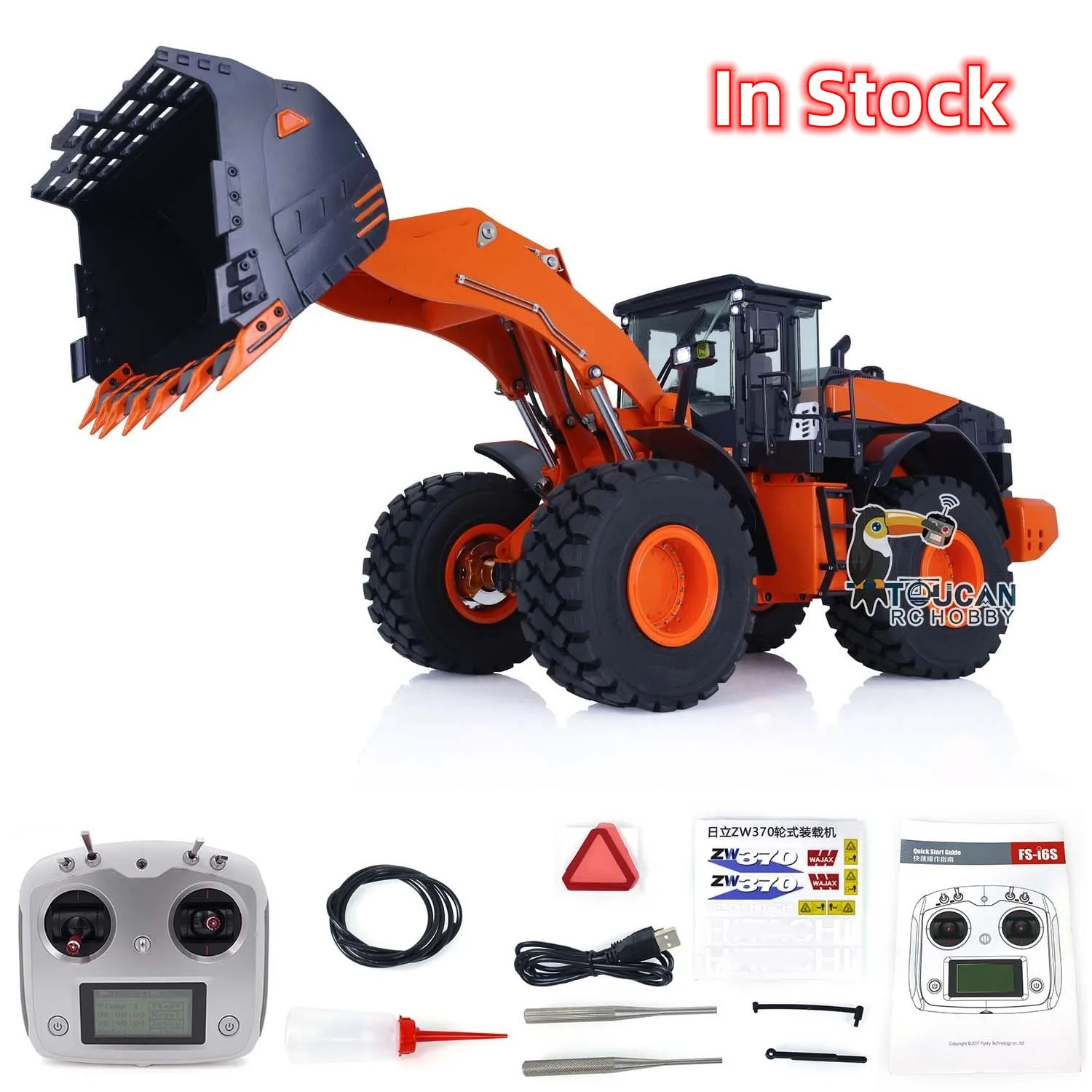 Jdmodel 198 ZW370 1/14 RC Loader Wheeled Hydraulic Radio Control Trucks Two-Speed Transmission Toucan Earth Mover Vehicles Toys