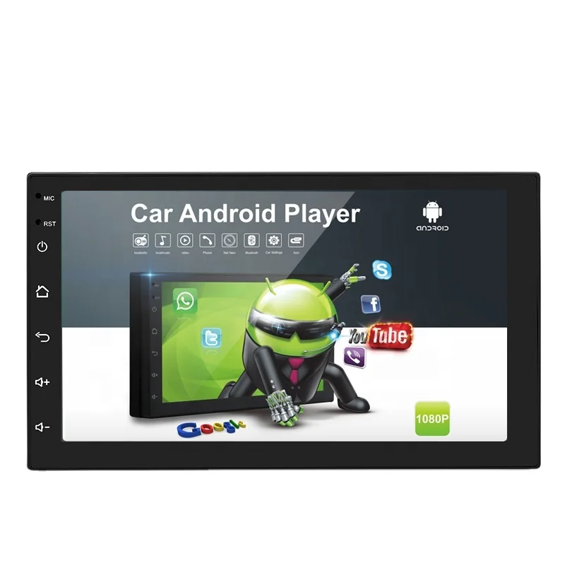 

Android Radio System 7 Inch 2 Din Car Player Global Positioning System Navigation Car Video with WIFI