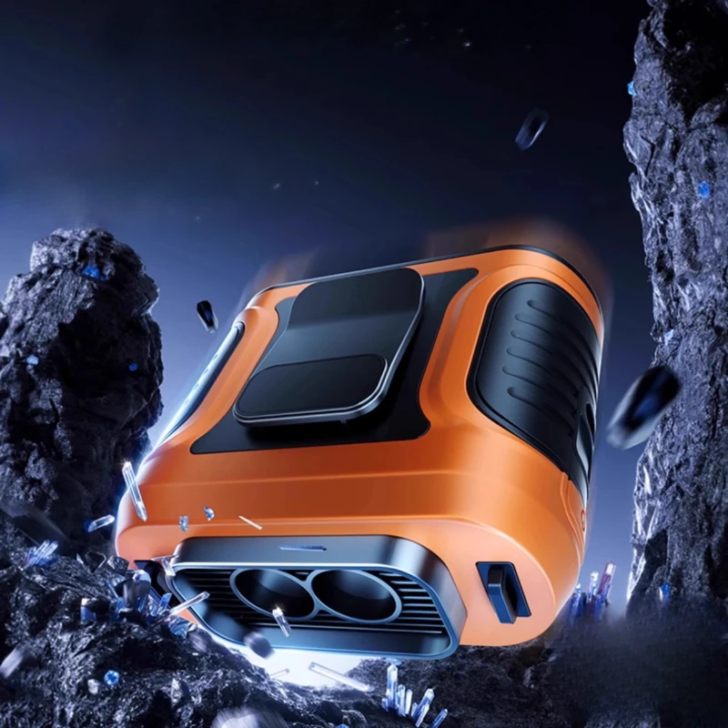 

‌Waist-Mounted Cooling Fan Wearable‌ - 72H Long Battery for Construction Sites, Portable Neck Hanging Personal AC