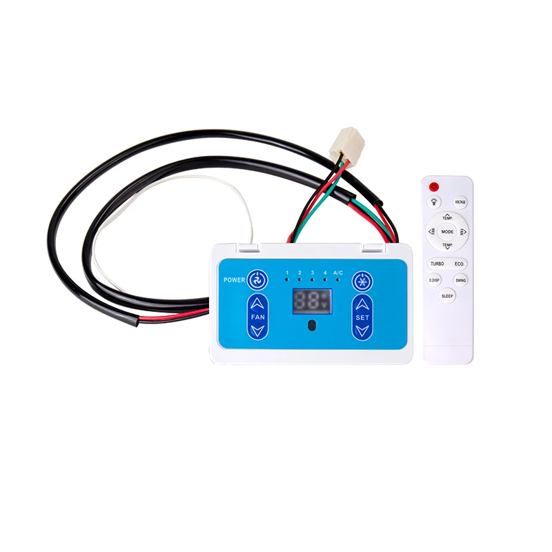 12V 24V Frequency Conversion Evaporator Control Panel and Remote Control for A/C Parking Electric Air Conditioning