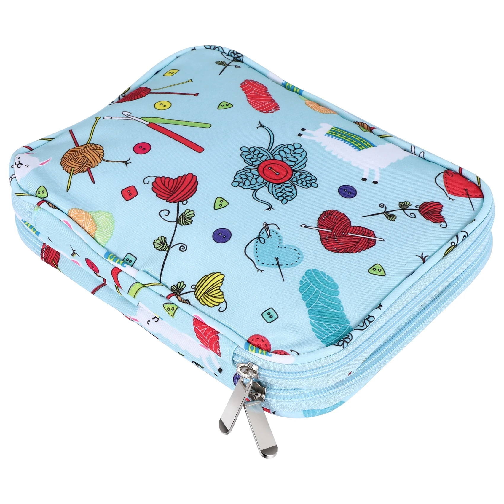 

Empty Knitting Needles Case Travel Storage Organizer Storage Bag for Circular Knitting Needles and Accessories Kit Bag