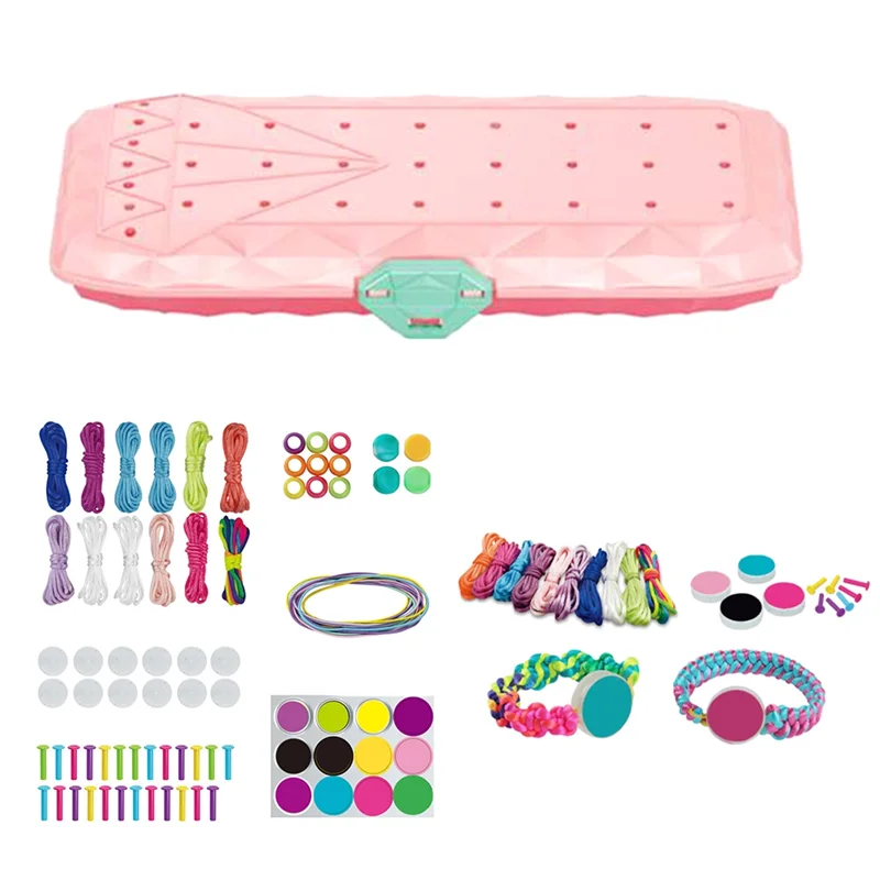 

Изысканный набор плетеных веревок своими руками, регулируемые браслеты для детей, тканые браслеты дружбы для девочек и мальчиков