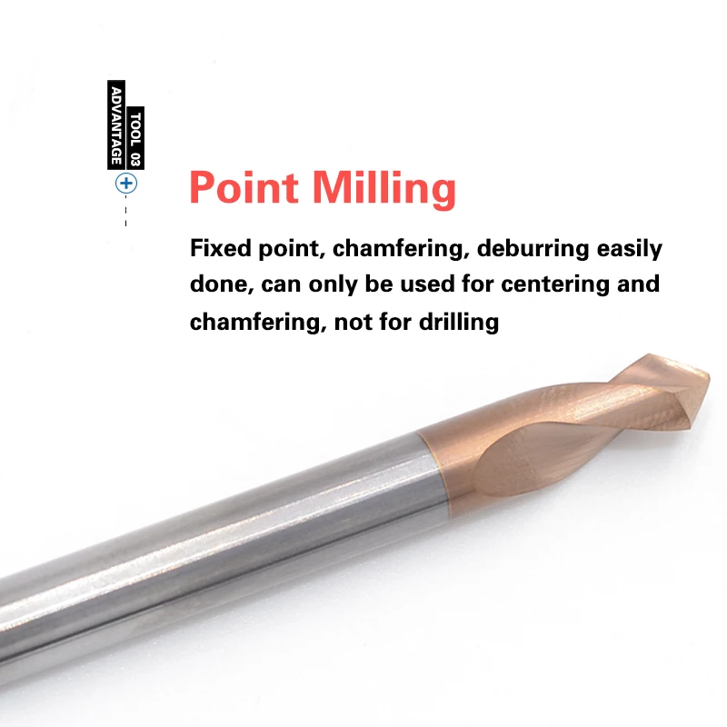 Coated  2 Flutes End Mill Engraving Carving Router Bit Tools CNC Carbide Chamfering Milling Cutter 60 90 120 Degree