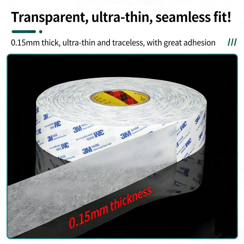 3M Double Sided Adhesive Tape 9448A Ultrathin High Viscosity Strong Tape Traceless High-temperature Metal Plastics Adhesive Tape view 3