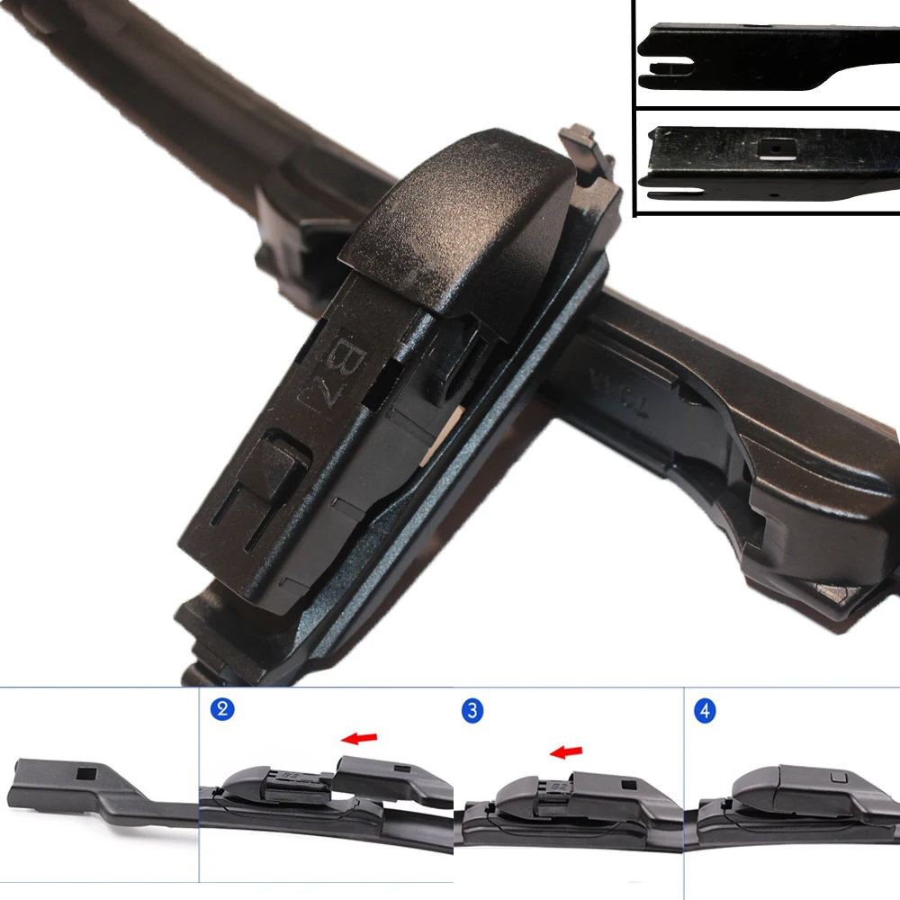 For Toyota Alphard Vellfire Campervan MPV 2.4 3.5 Q S X 2012 2013 2016 2018 2019 2020 Car Brushes Double Rubber Windshield Wiper