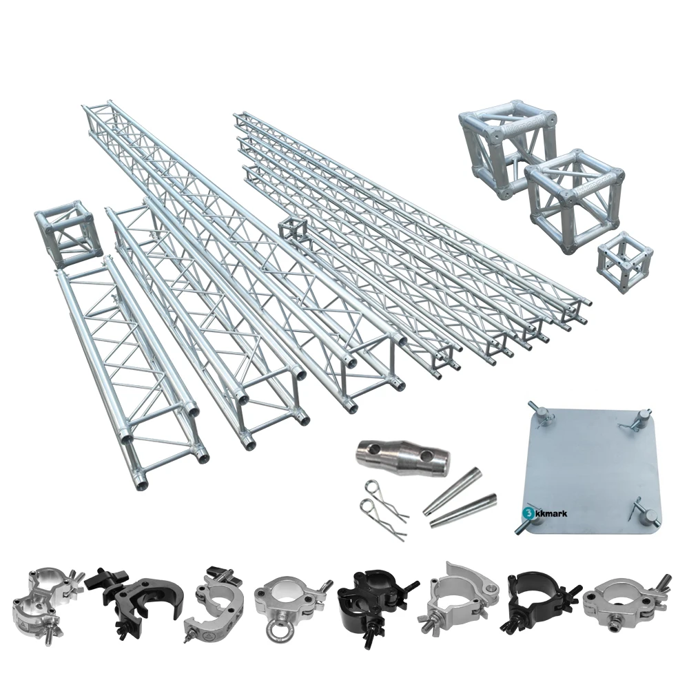 【High Quality】Black F14 F24 F31 F33 F34 F44 Single Tube Ladder Ibeam Triangle Square Spigot Concert DJ Stage Lighting Aluminum T