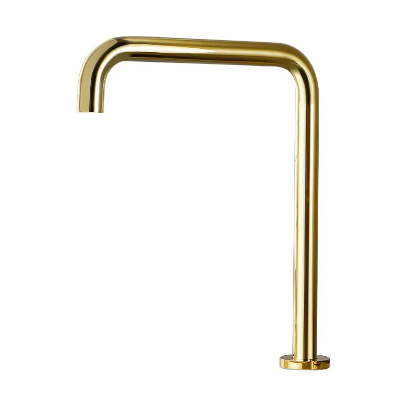 Light luxury gold two-piece set, double-hole washbasin faucet, all-copper split two-hole hot and cold washbasin, basin faucet on