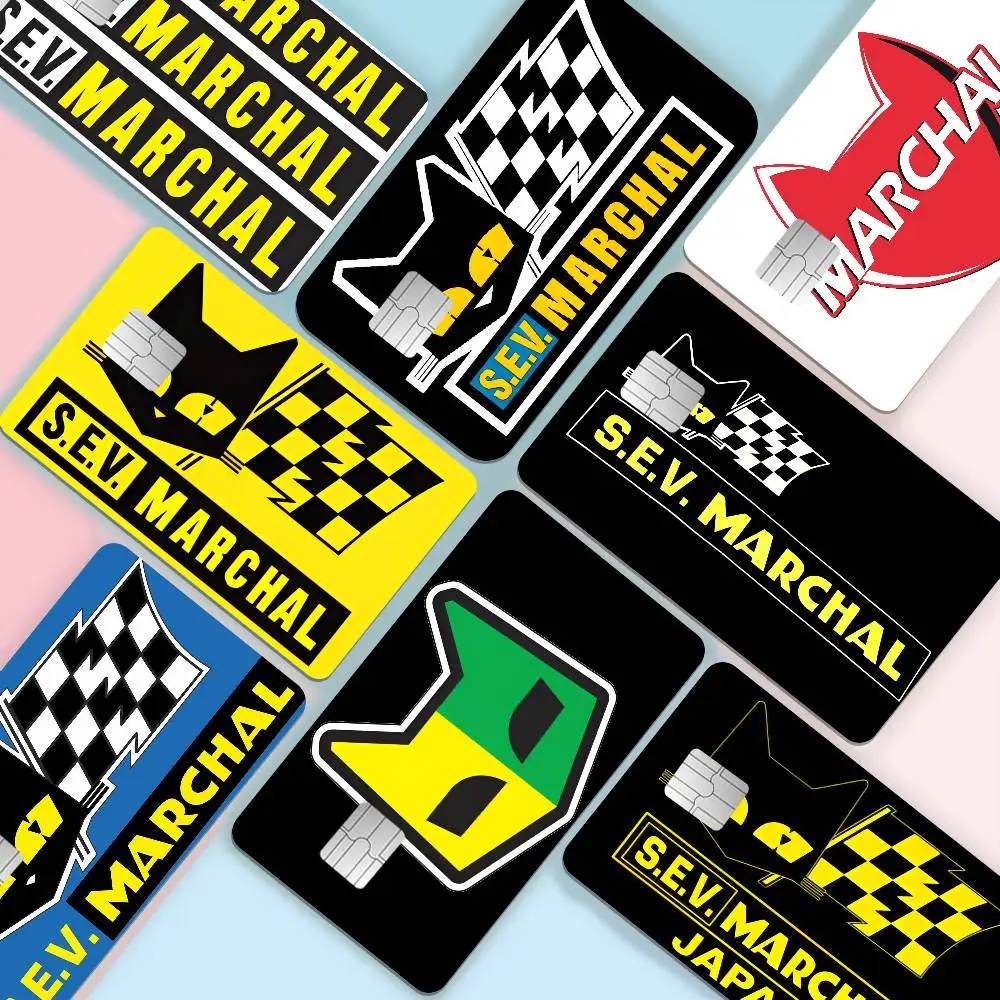 Sev Marchal Anime Front Cover Film Sticker Skin for Credit Debit Card Small Large Chip