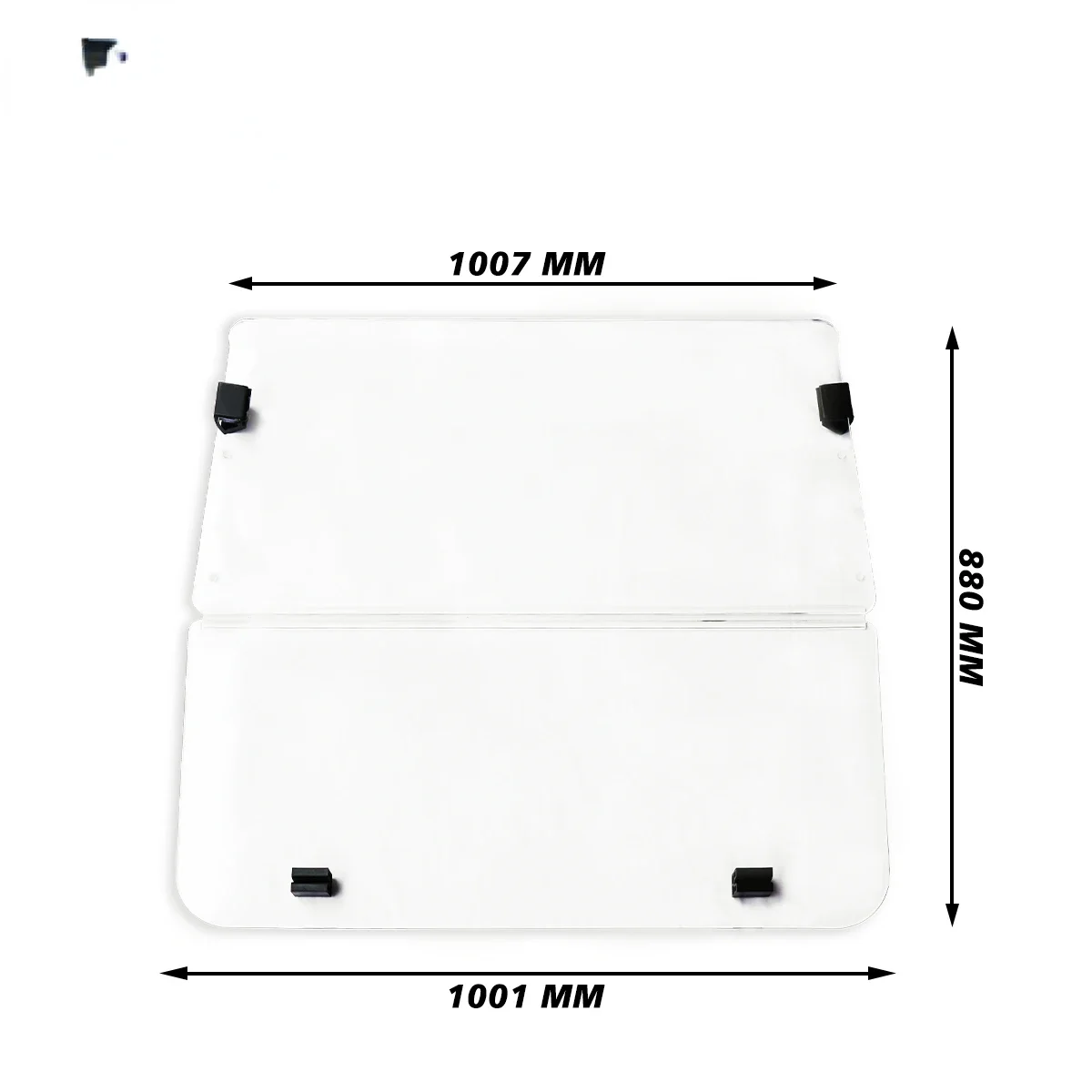 New May 2000- UP Acrylic Golf Cart Windshield Transparent 4mm