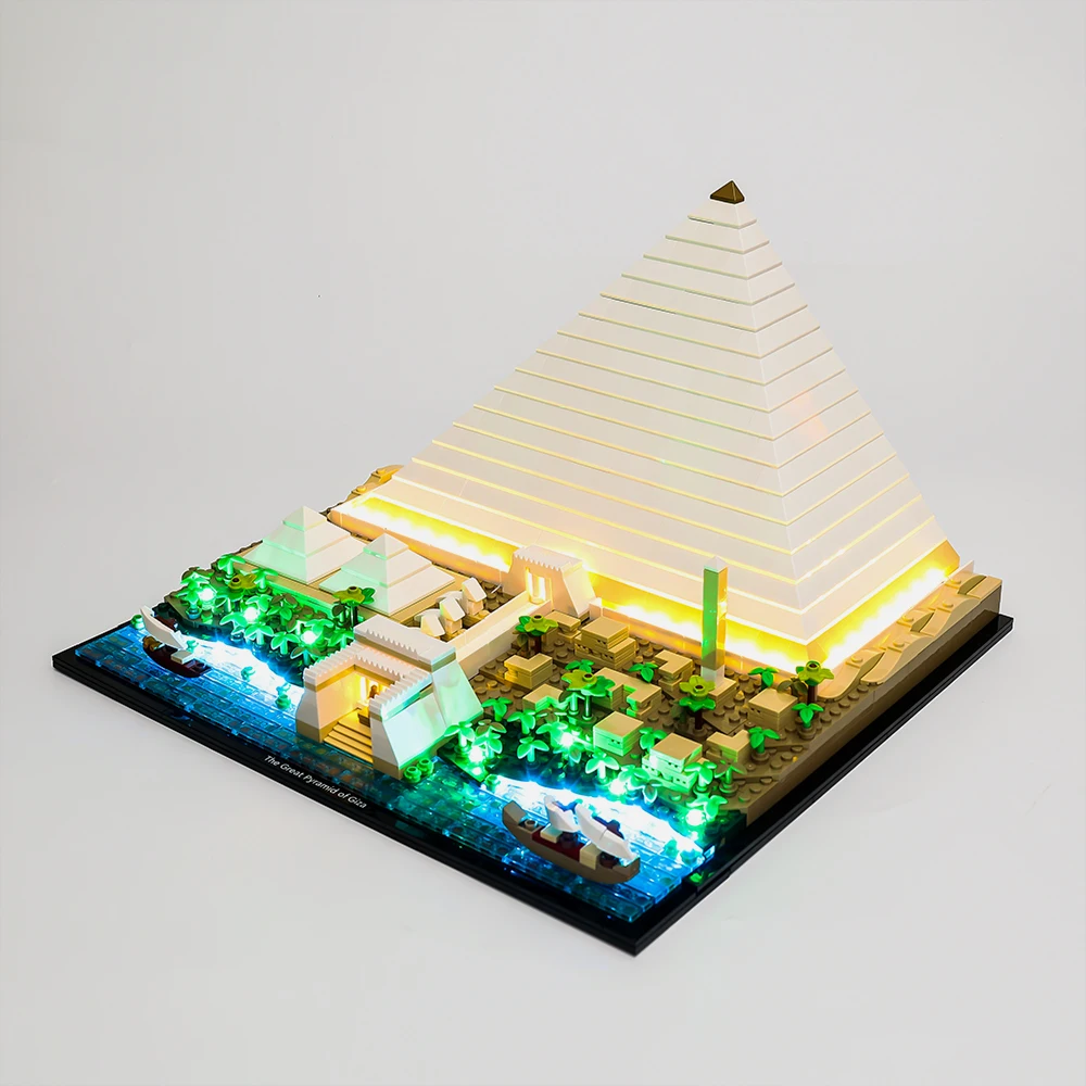 EASYLITE LED Kit For 21058 Great Pyramid of Giza Building Blocks Bricks Toys Lamp Set Only Lighting No Model