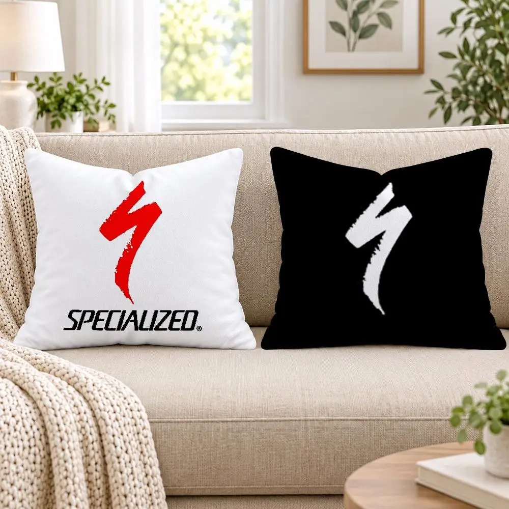 Brand S-SpecializedE Cushion Cover Short Plush Double-Sided Printing Sofa Bedroom Living Room Throw Pillow Cover Home Decor