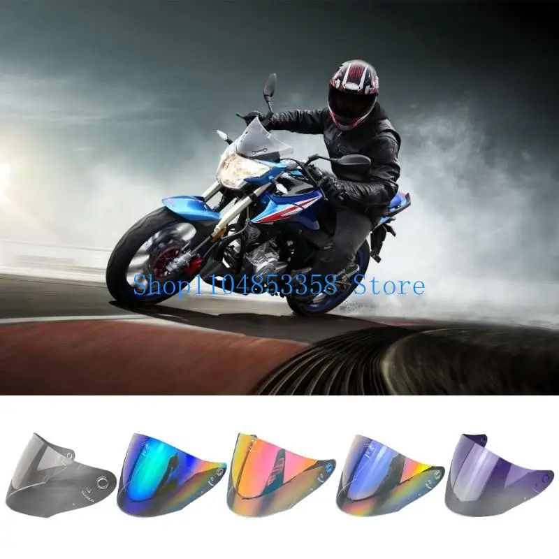 

652F Full Face Helmets Visors Lens Motorcycle Helmets Visors Scratchproof Wind Helmets Face for J-Cruise 1